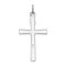 Gold Plated Sterling Silver INRI Crucifix Charm Jewerly 37mm x 18mm